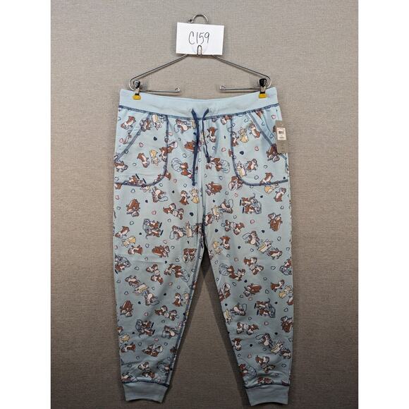 Disney Sleep Pants Size Large Chipmunks Jogger Sleepwear NWT -0324C159 - Picture 10 of 10